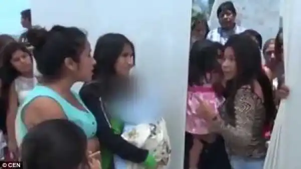 Drama as Woman Crashes Her Man